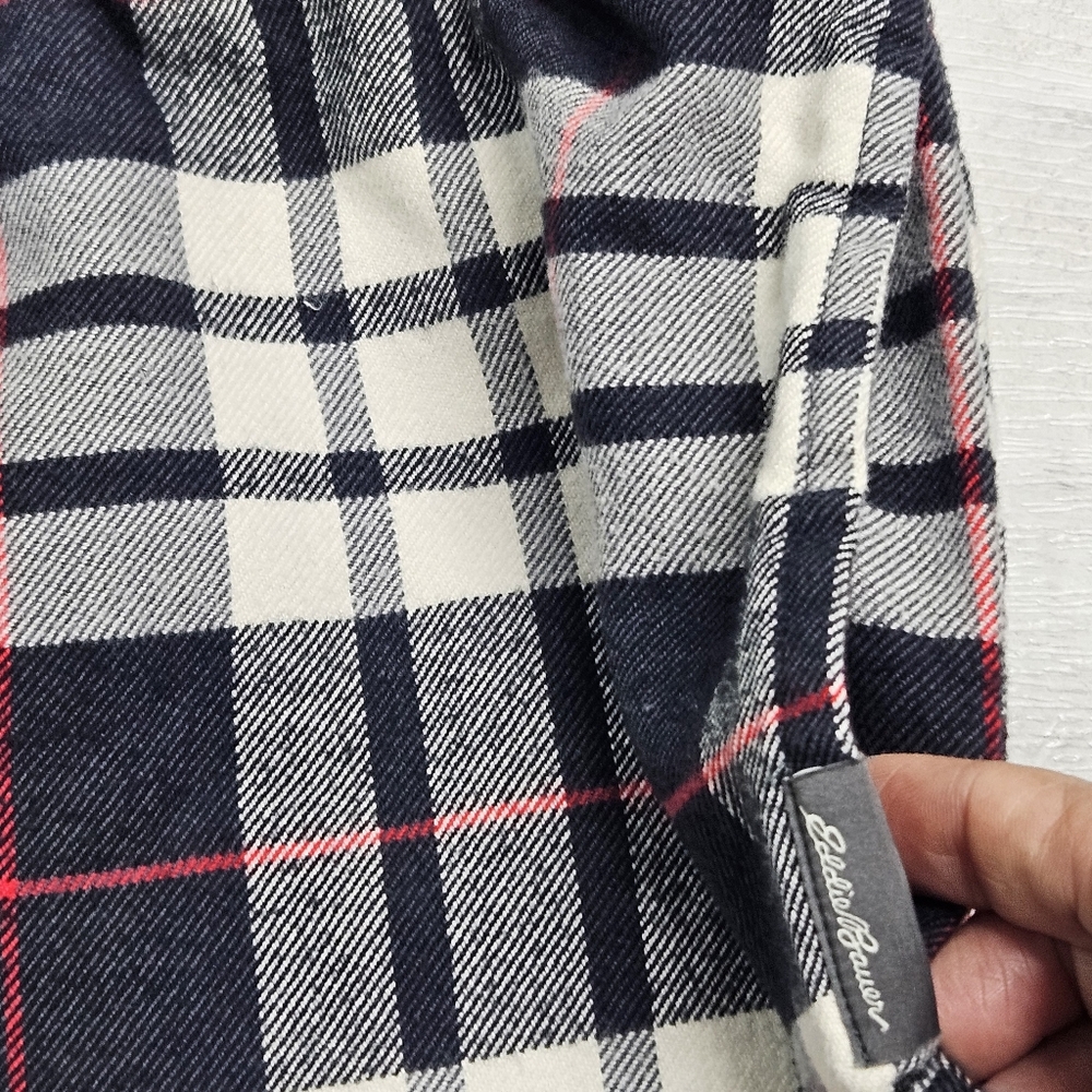 Eddie Bauer Sleepwear Pants Mens Medium Buffalo Plaid Checked Flannel Cotton - Picture 6 of 9